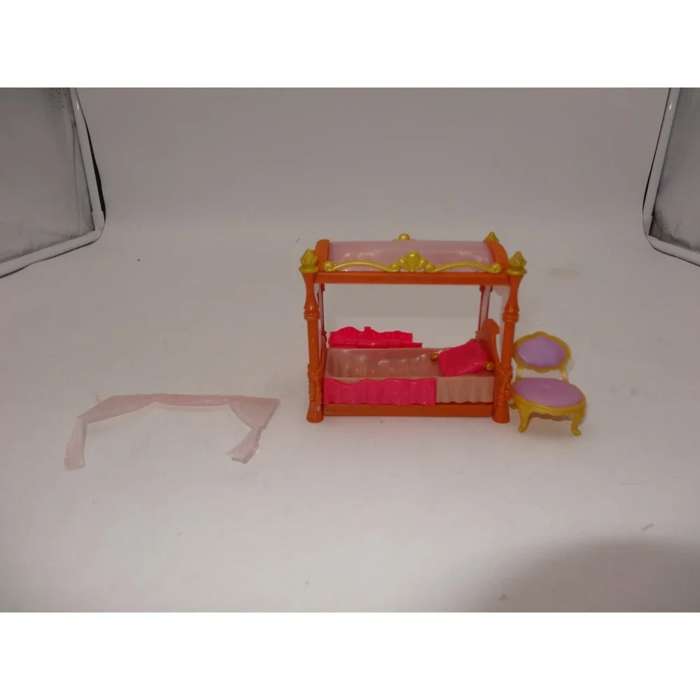 Disney Junior‎ Sofia The First Royal Bed Canopy Dollhouse Furniture Set